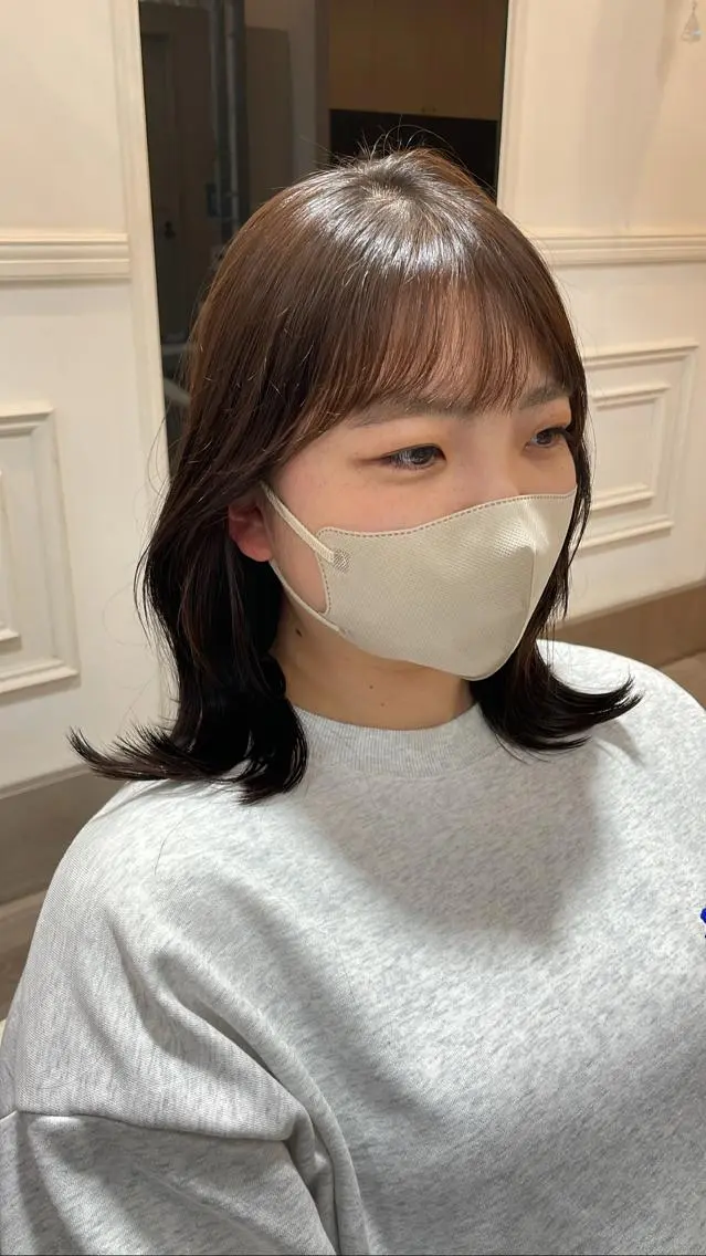 ミディアム 韓国風ヘア ✨似合わせ特化美容師 WILL上村　拳吾のヘアスタイル