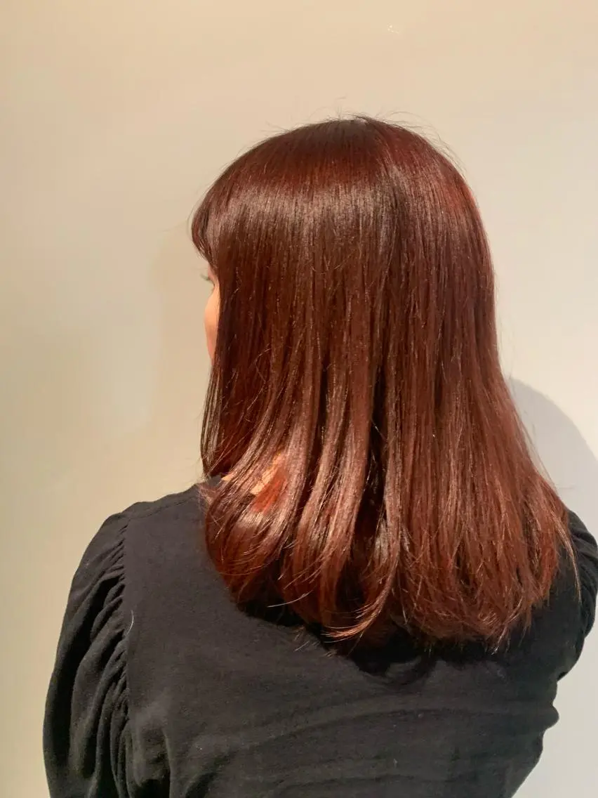 セミロング N゚秋田店【副店長】 aiのヘアスタイル