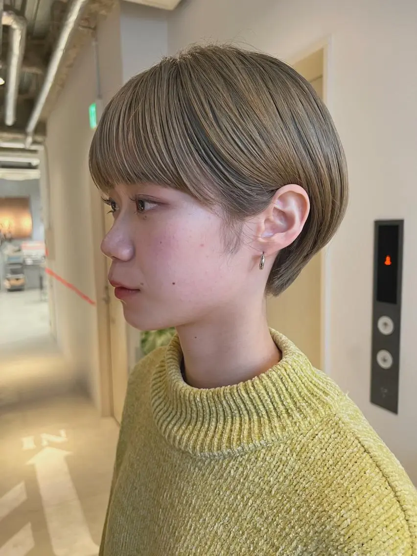 ショート ショートヘア カット ヘアカラー 大澤 叶方のヘアスタイル