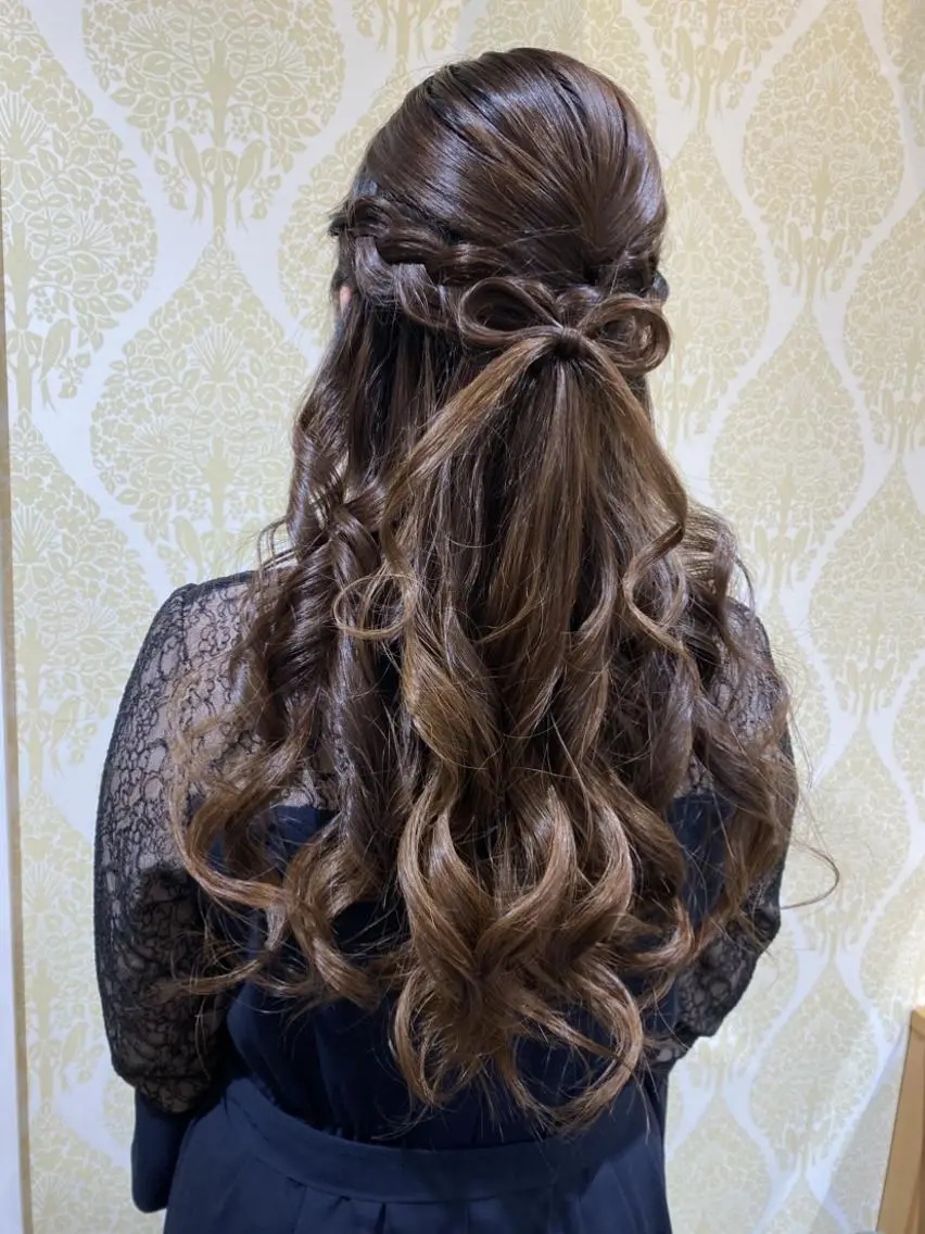 ヘアアレンジ ヘアセット天神駅直結 jrメンバーJUNのヘアスタイル