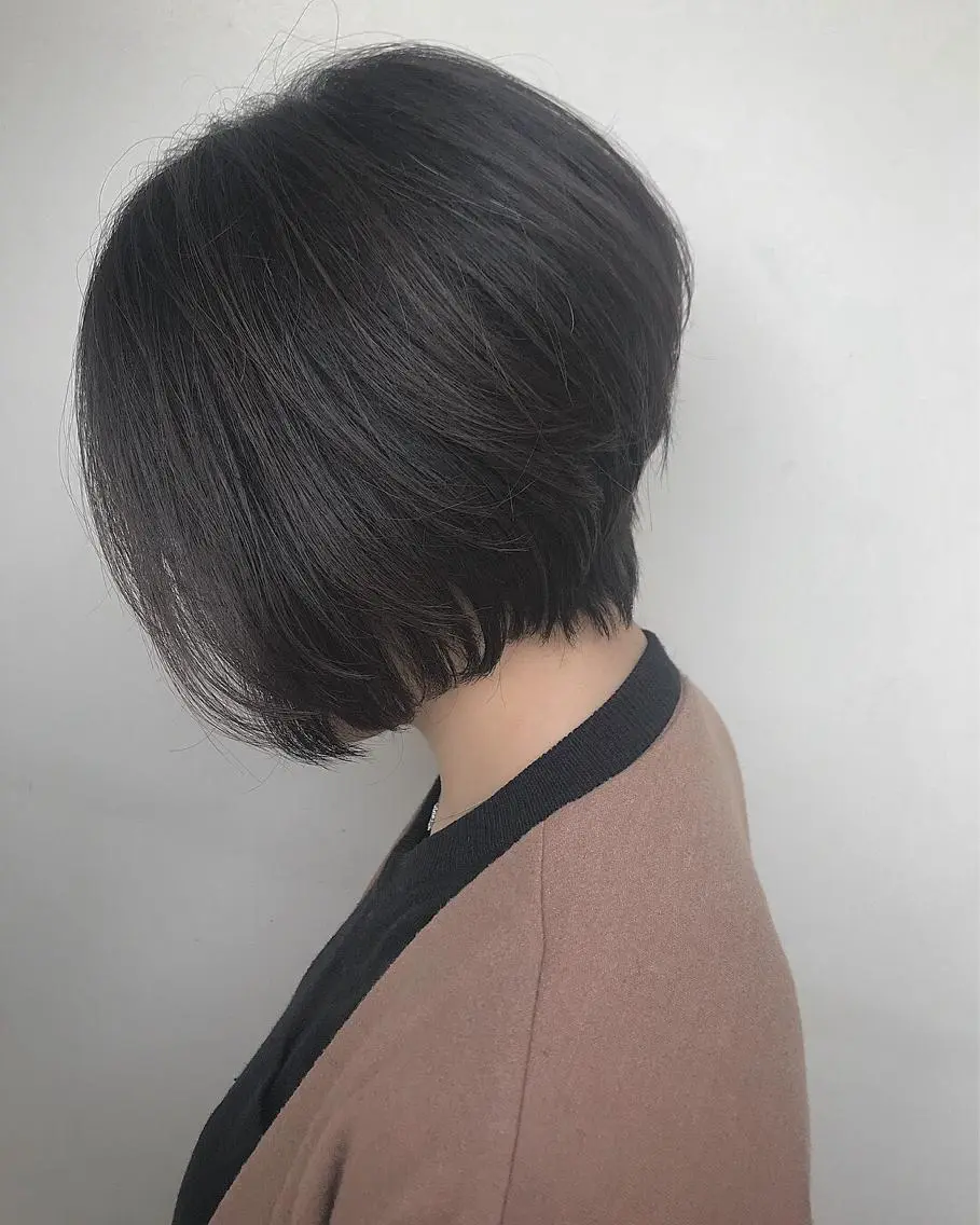 ショート カラー カット ヘアカラー ハイライト、レイヤー カット/西梅田/中西のヘアスタイル