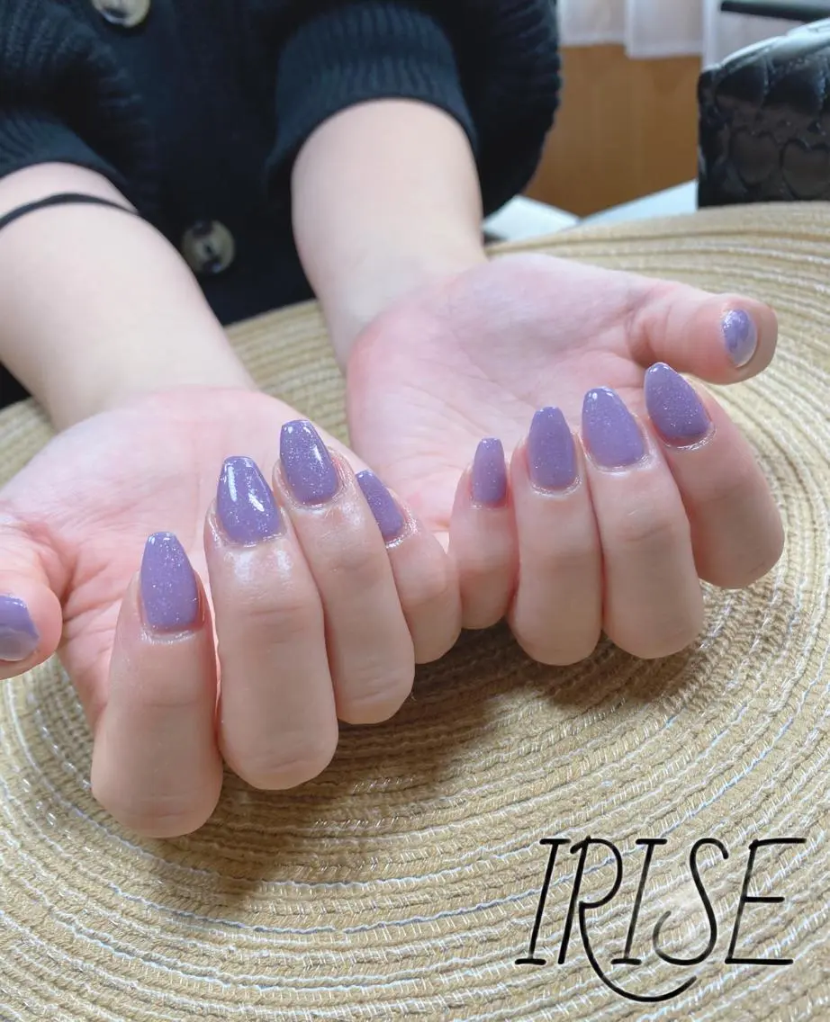 ネイル ワンカラーネイル salon de iriseのマツエク・マツパデザイン