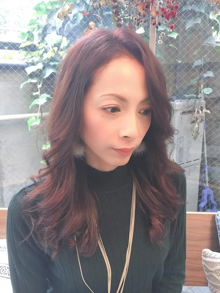 ロング カット ヘアカラー パルーザ代表👑 YUYAのヘアスタイル