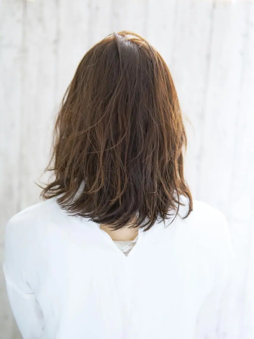ミディアム カラー パーマ ヘアアレンジ メンズ キッズ ネイル マツエク・マツパ ミディアムネイル 永野 良一のヘアスタイル