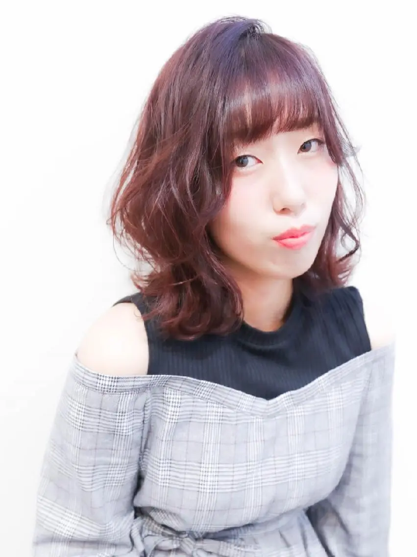 カラー イルミナカラー カット ヘアカラー ブリーチ/ヘアケア/ 艶髪/イギチハルのヘアスタイル