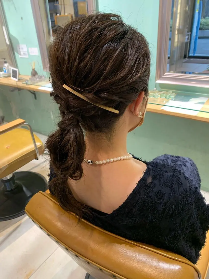 セミロング 💖クボ モモ💖のヘアスタイル