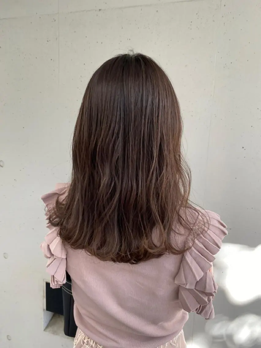 セミロング カット ヘアカラー トリートメント ボブ / オージュア 🌸Mikuのヘアスタイル