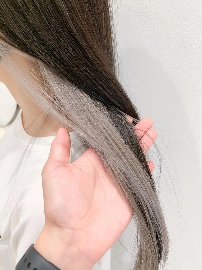 ロング カット ヘアカラー トリートメント 🍀ケアブリーチ カラー🍀坂井のヘアスタイル