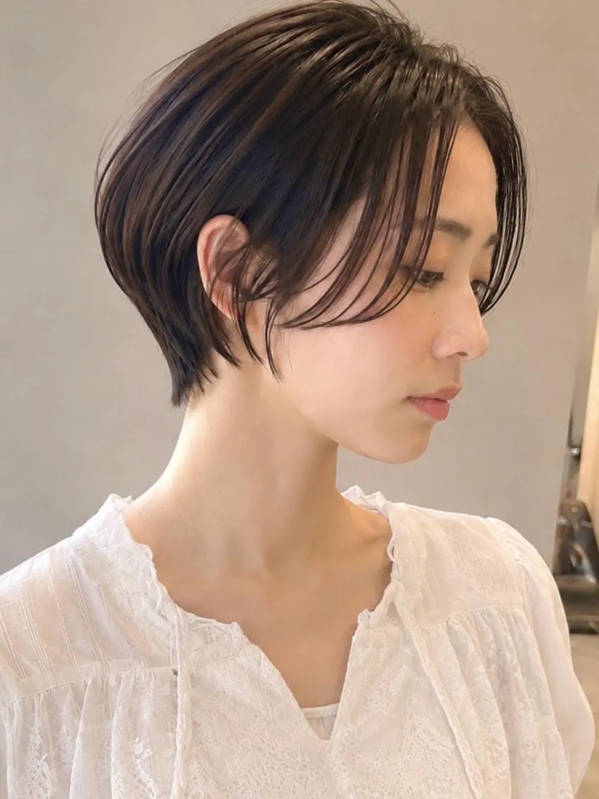 ショート ショートヘア 大人ショート/ 似合わせ/中野のヘアスタイル