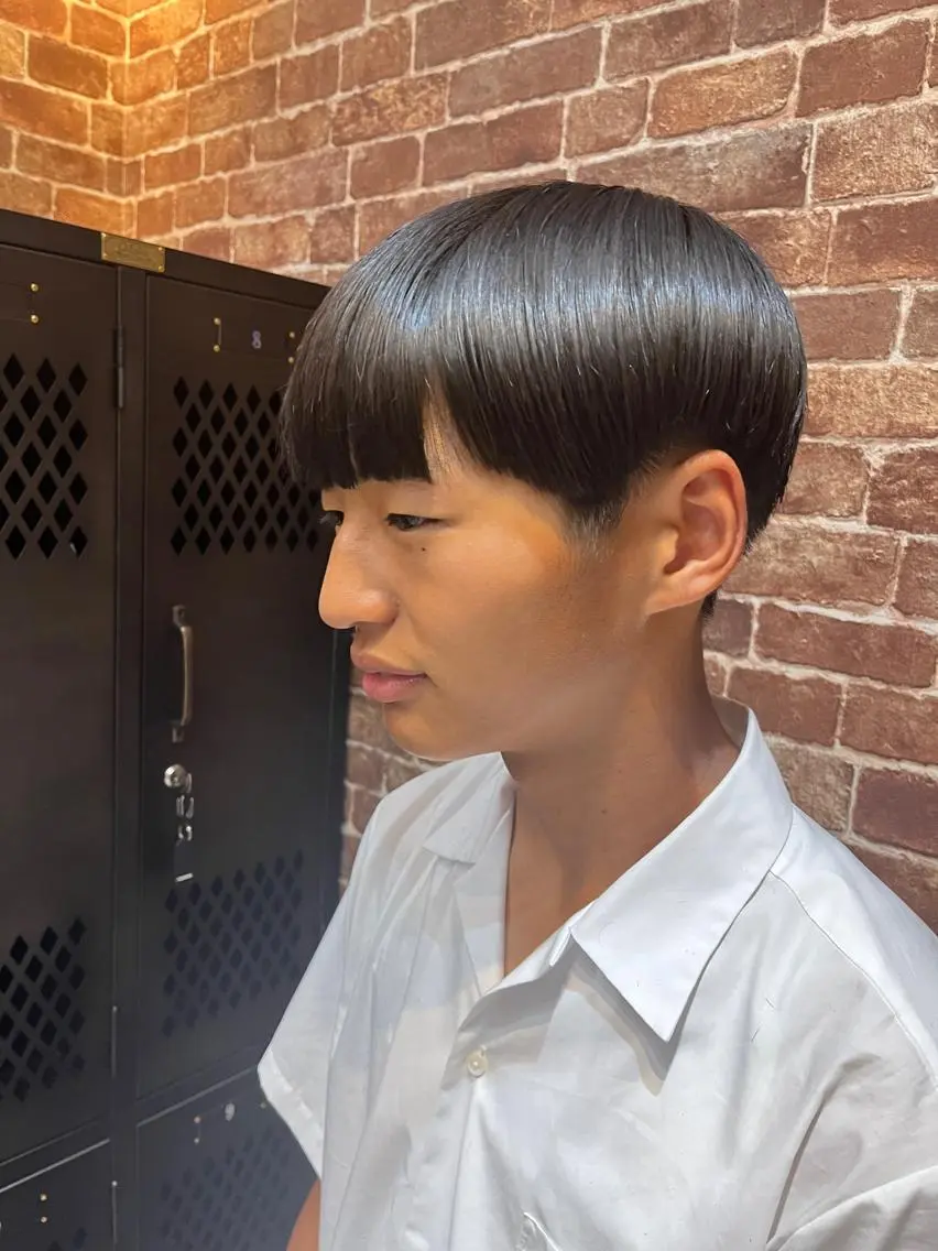 ショート 切りっぱなしボブ ピンクブラウン ボブ ハイライト 髪質改善 久木原 ゆりのヘアスタイル