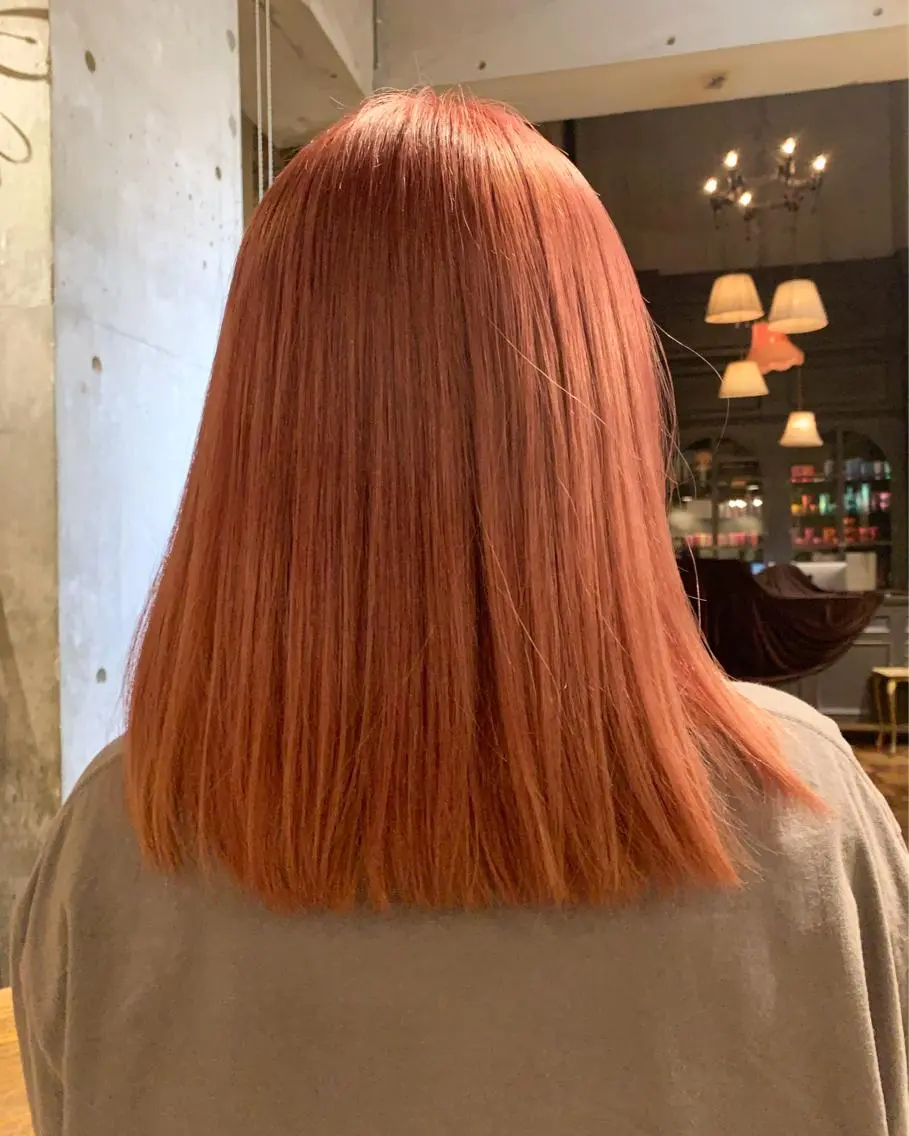 ロング カラー ボブパーマコテ巻き風 パーマNo1深江秀平のヘアスタイル