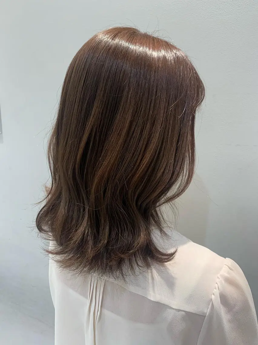 ミディアム カット トリートメント 髪質改善/縮毛矯正 🎀小林 唯 🎀のヘアスタイル