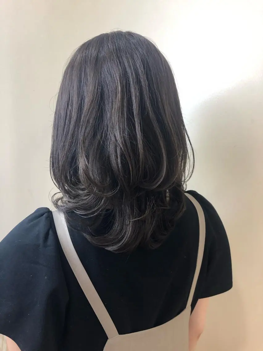 ミディアム カラー 長瀬 燎哉のヘアスタイル