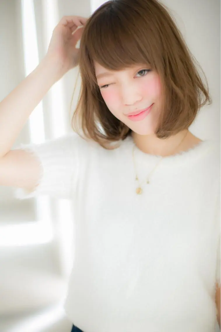 ショート カット 縮毛矯正 トリートメント ☀️透明感color KURO☀️のヘアスタイル