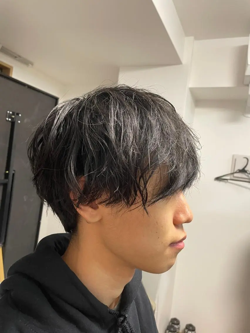 ショート パーマ メンズ メンズパーマ 🌙19時以降通える メンズ専門 コーダイのヘアスタイル