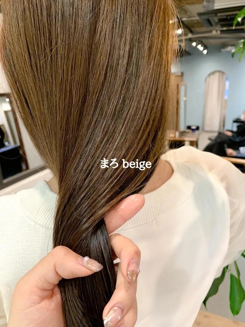 ミディアム ブリーチなしカラー 🌿脇黒丸 彩のヘアスタイル