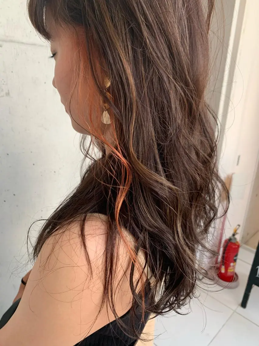 ミディアム カラー &SONS 小林亨のヘアスタイル