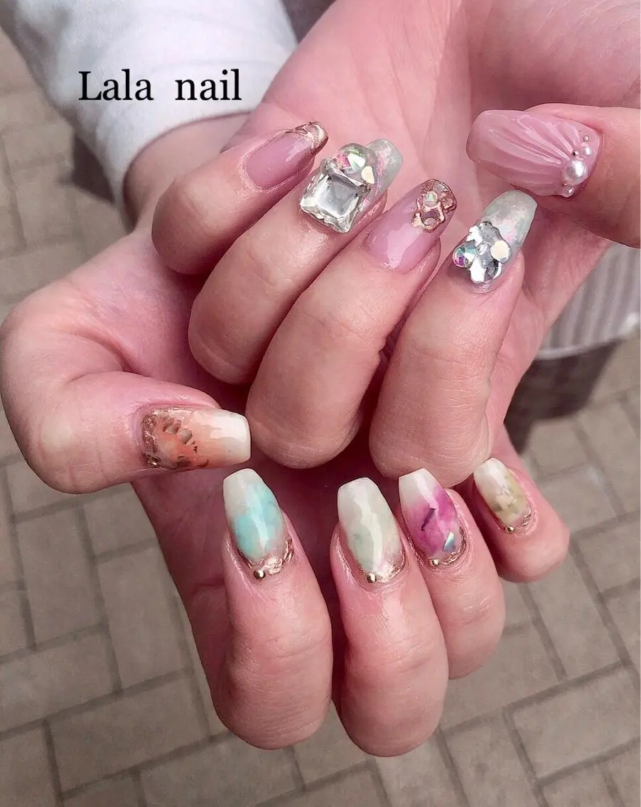 ネイル 夏ネイル Lala nailのネイルデザイン