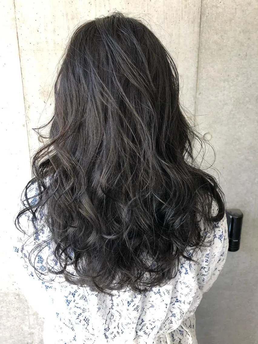 セミロング カラー ハイライト/髪質改善 ans/黒木 和大のヘアスタイル