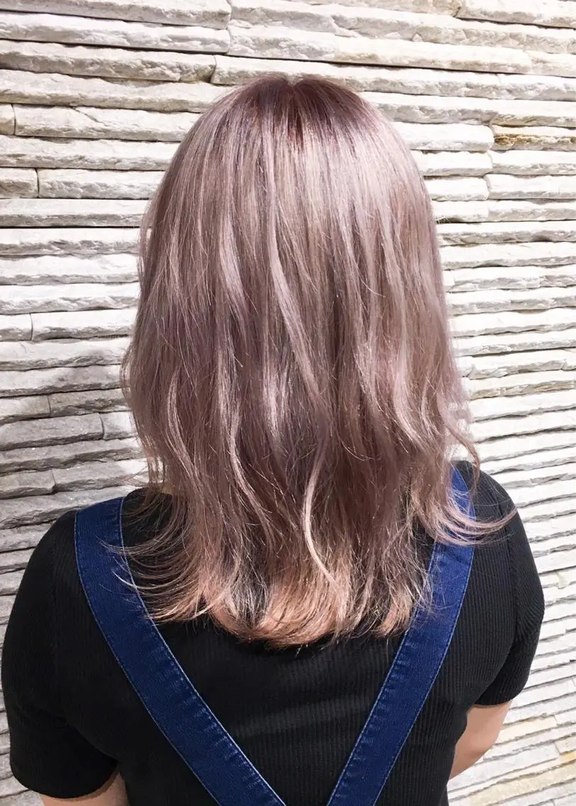 ロング カラー カット ヘアカラー ✨ハイトーン カラー福岡拓也✨のヘアスタイル