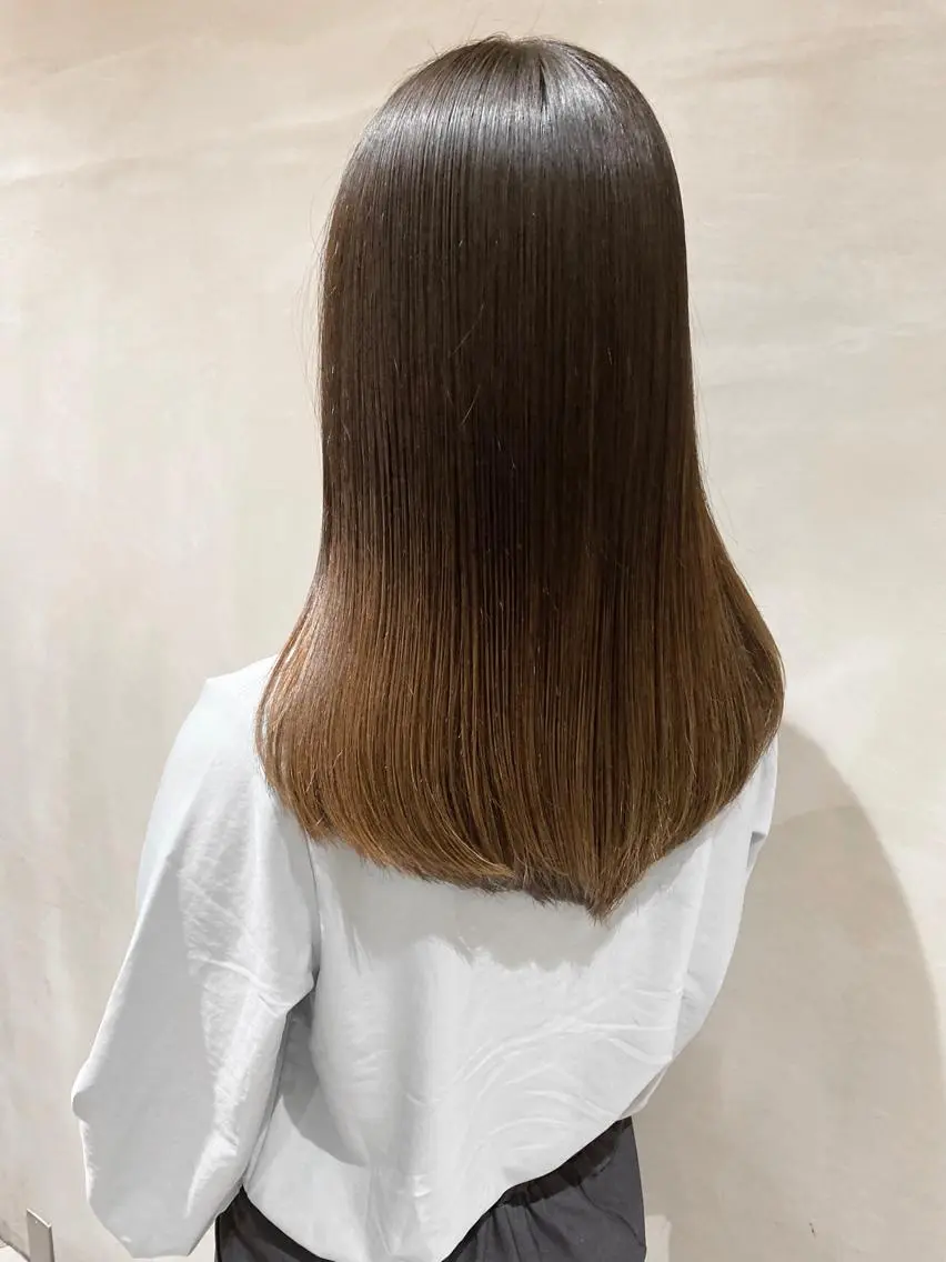 ロング カラー パーマ ヘアアレンジ 縮毛矯正 酸性縮毛矯正のプロ 杉山玲介のヘアスタイル