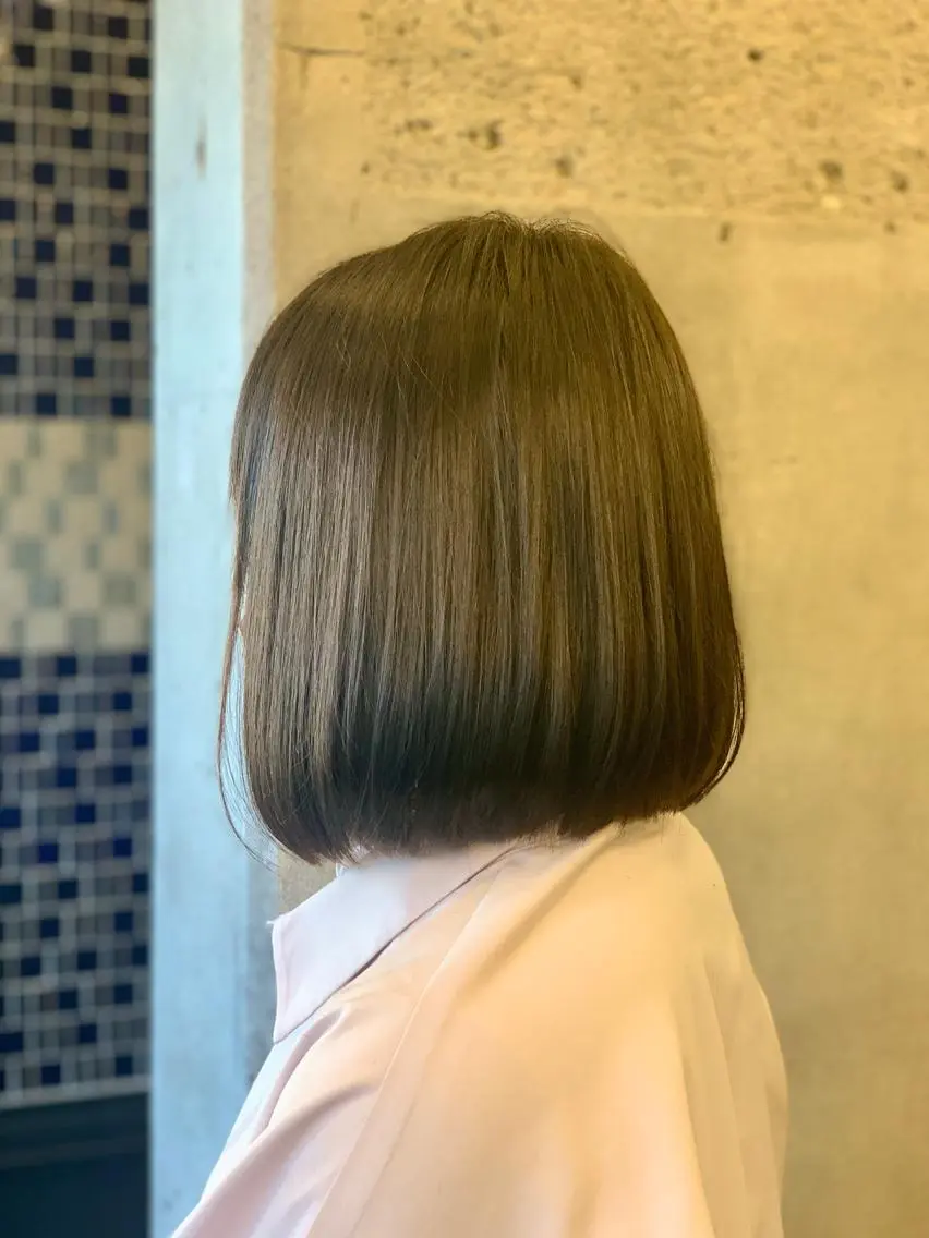ミディアム ボブ カット クバガワ シュンのヘアスタイル