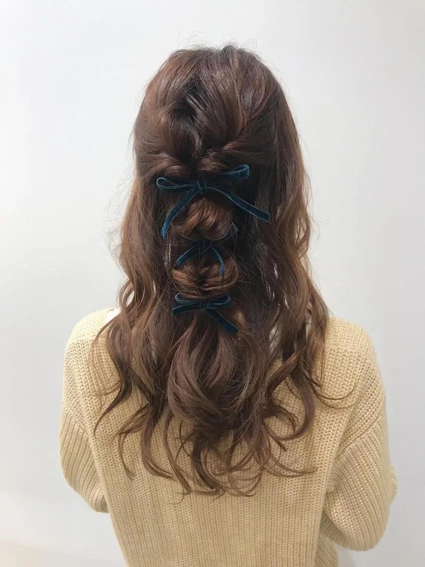 ロング ヘアアレンジ レイヤーカット/艶髪 🎀笠原 優花🎀のヘアスタイル