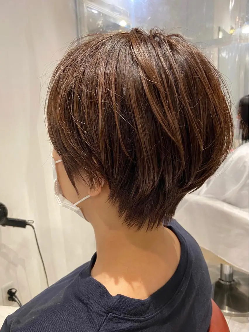 ショート カラー ショートヘア カット ヘアカラー トリートメント 二児のパパで店長な 戸田健治のヘアスタイル