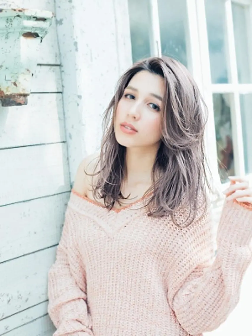 セミロング カラー パーマ amie 川越駅店 【アミ】のヘアスタイル