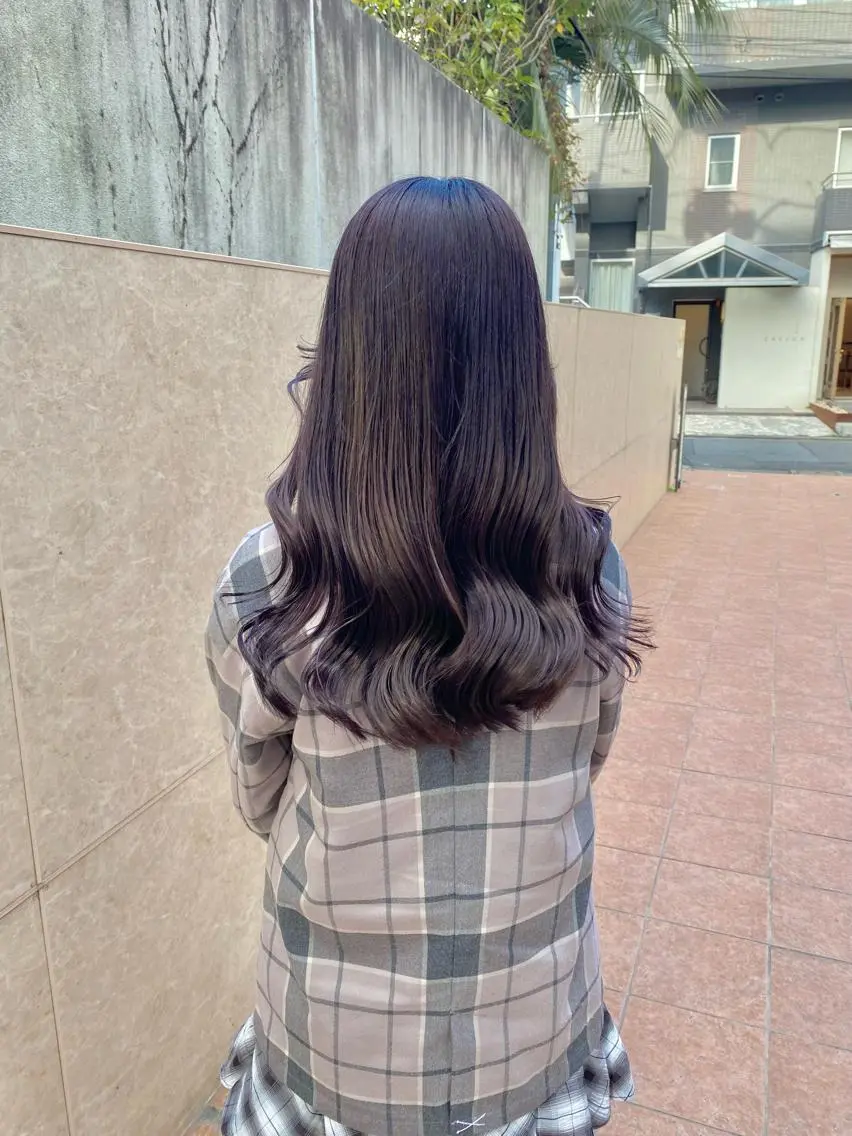 ロング カラー ヨシンモリ カット ヘアカラー トリートメント ボブ/縮毛矯正/ レイヤー/塚田のヘアスタイル