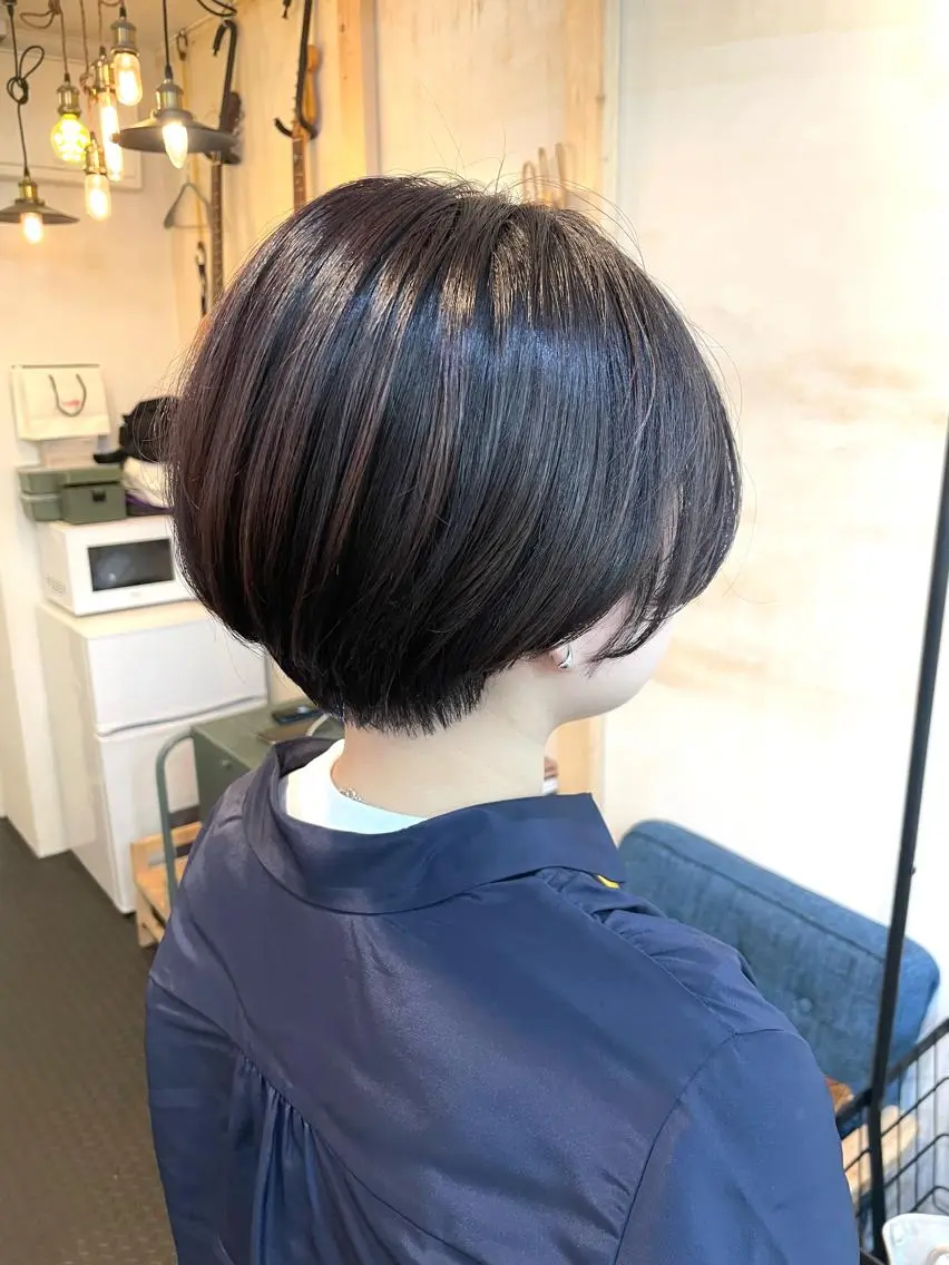 ショート カラー ハンサムショート ショートヘア カット トリートメント 水素トリートメント/ 髪質改善/ナカノメのヘアスタイル