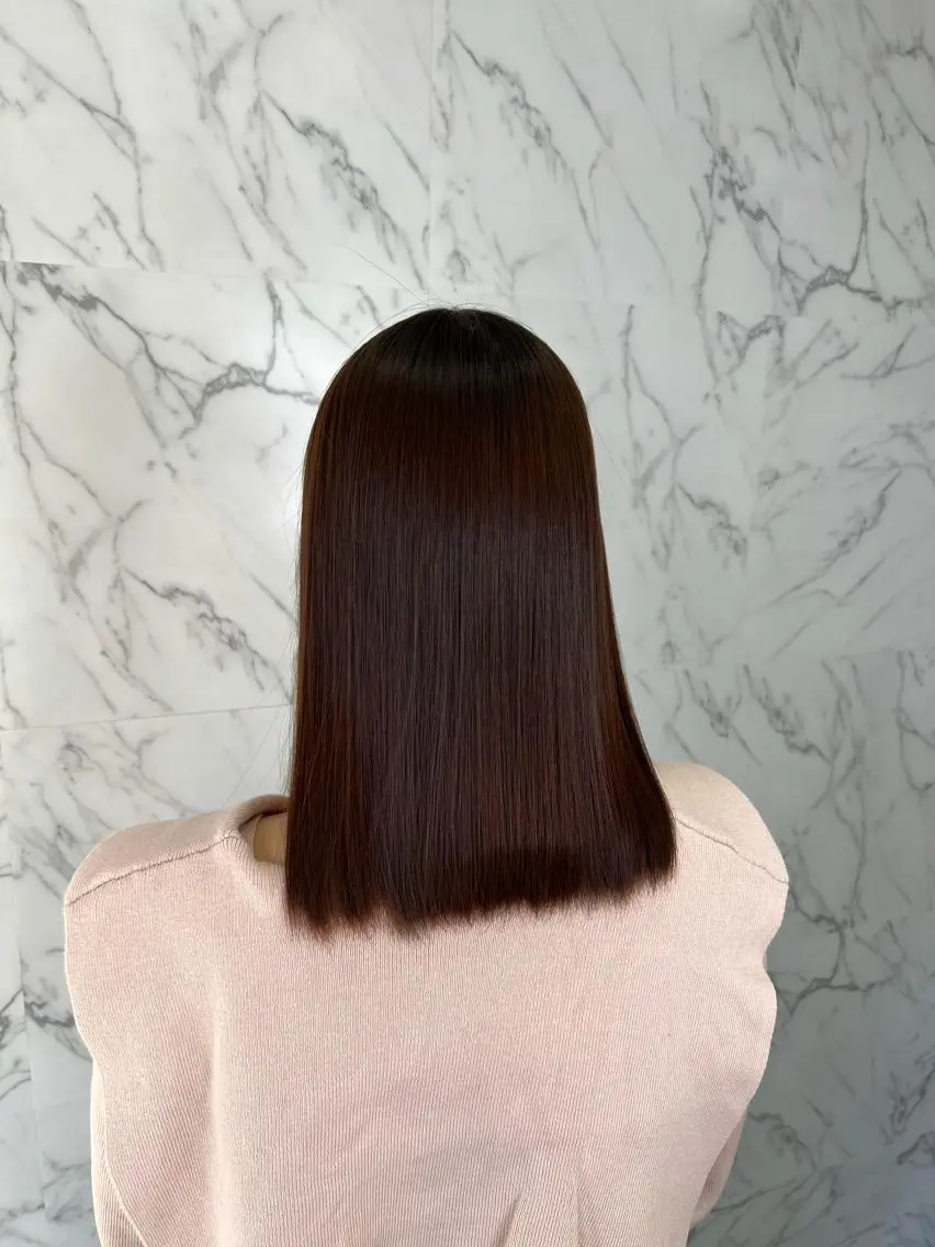 ミディアム 縮毛矯正 秋葉原　柏木絢汰 ✨当日予約okのヘアスタイル