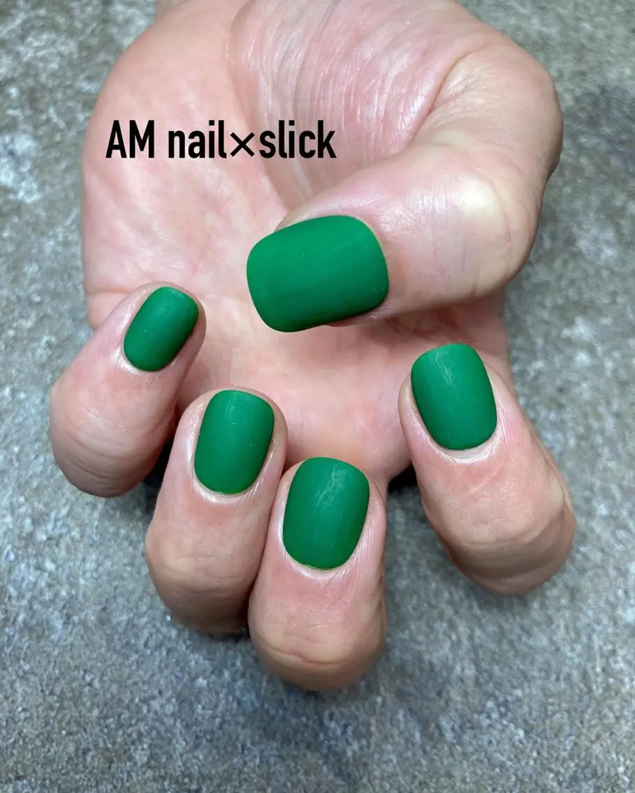ネイル オフィスネイル ワンカラーネイル シンプルネイル ハンドネイル Am:nail 柏 SUE（スゥ）のネイルデザイン