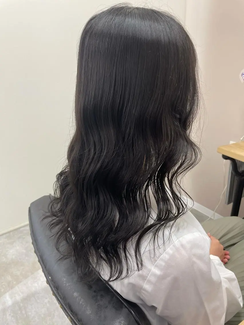セミロング カラー ヘアカラー ブリーチなし透明感 🍀梅田・増田のヘアスタイル