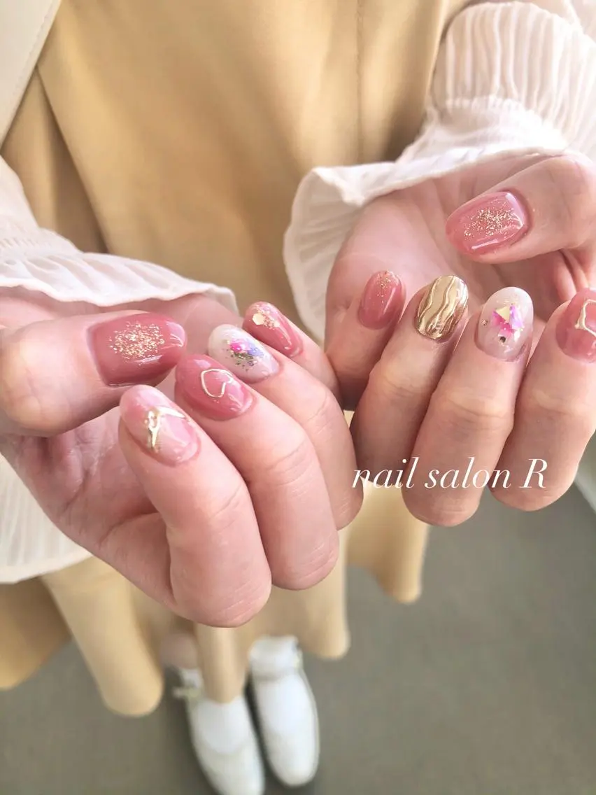 ネイル ニュアンスネイル ハンドネイル nail salon Rのネイルデザイン