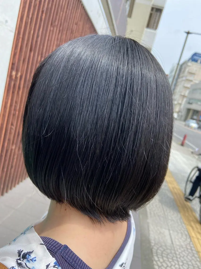 ミディアム 💜推しインナー カラー/菊池柊真💜のヘアスタイル