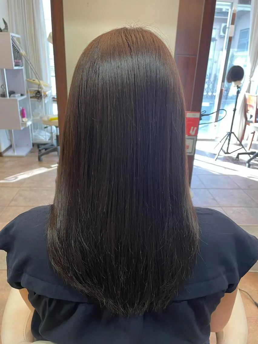 ロング ナチュラルヘア 神田一瑳のヘアスタイル