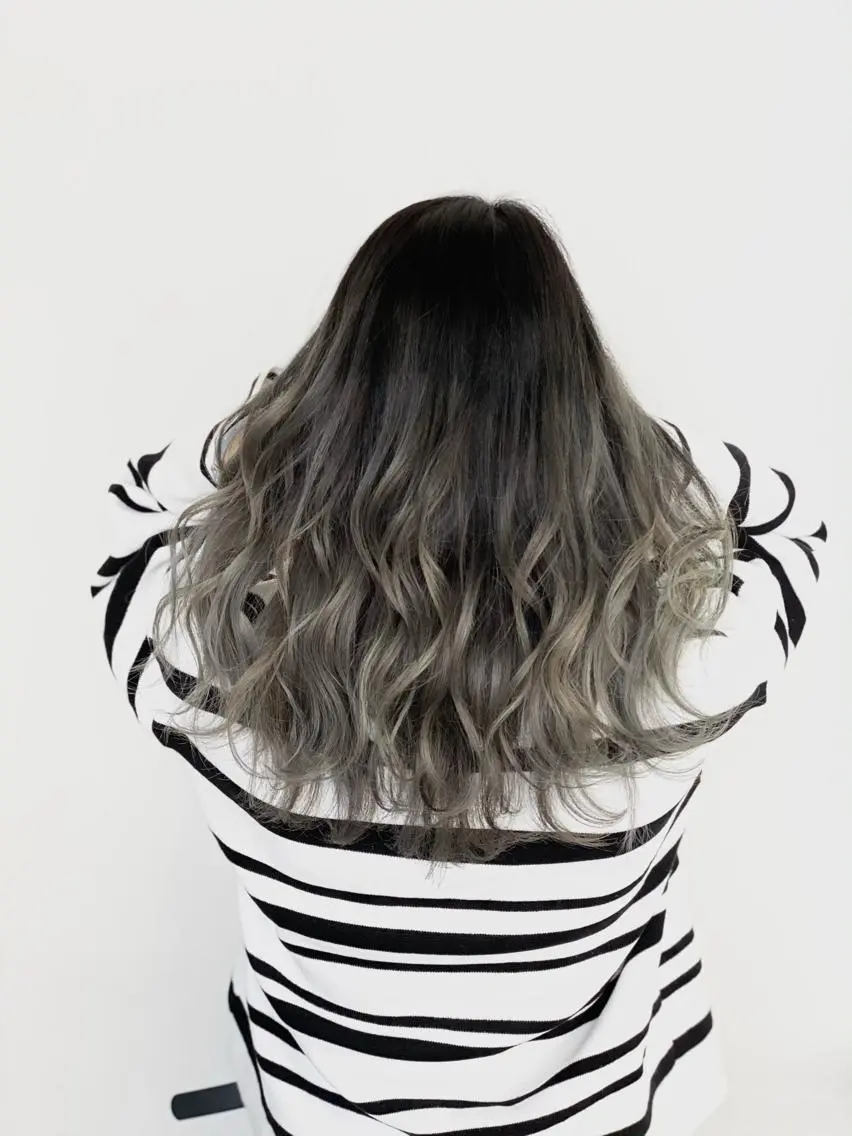 ロング カラー パーマPrivate SalonNoa名駅のヘアスタイル