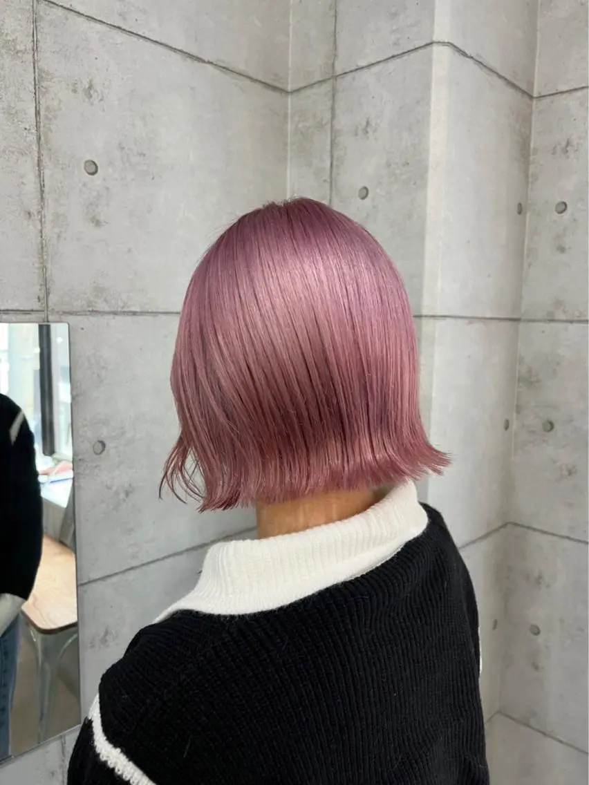 ショート カラー ヘアアレンジ アディクシーカラー ブリーチ ケアブリーチ ダブルカラー イヤリングカラー 髪質改善ケア特化 石田のヘアスタイル