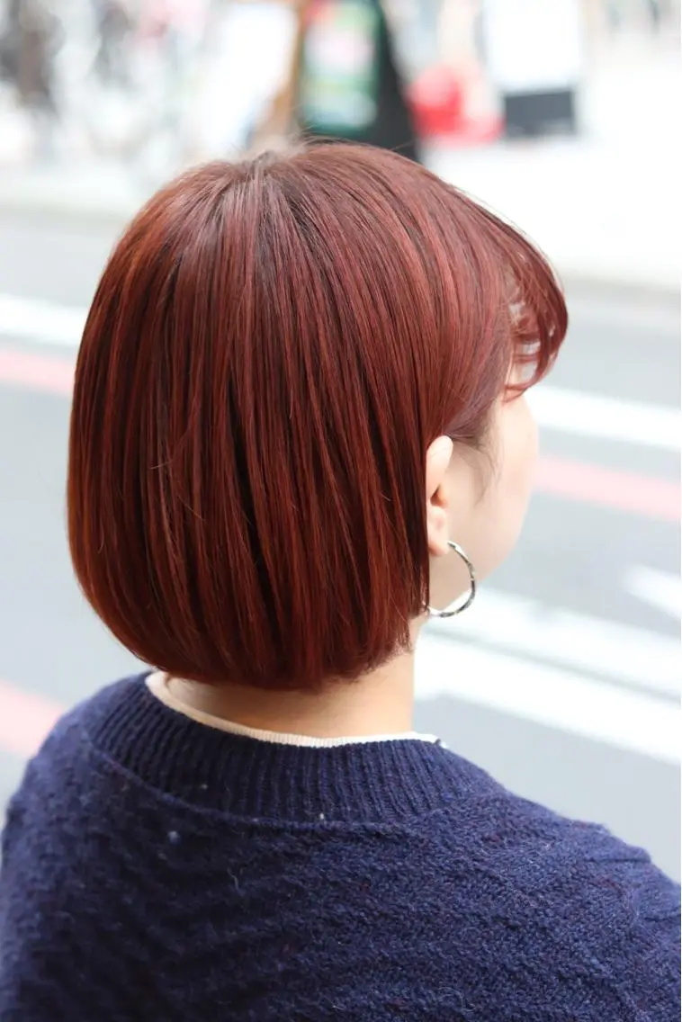 ショート カラー ヘアアレンジ 川内 政人のヘアスタイル