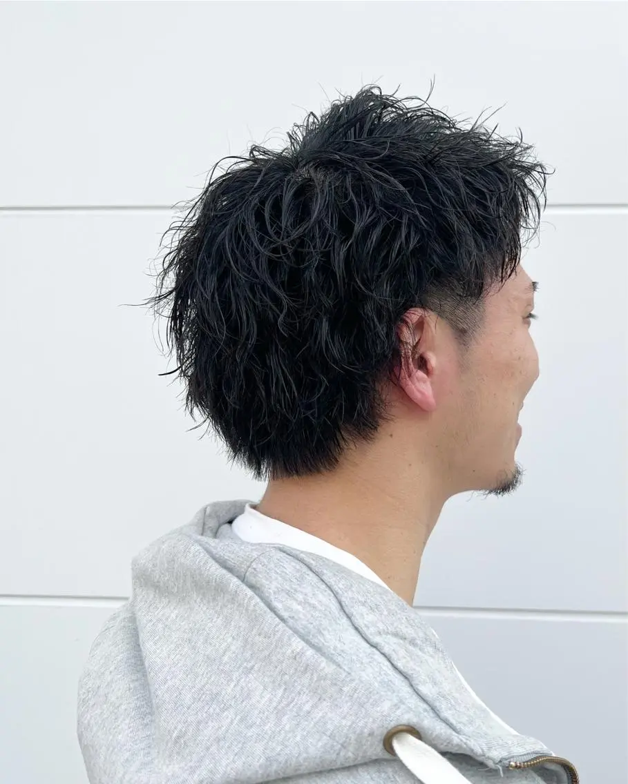 パーマ メンズ メンズパーマ カット パーマ まさき✂︎ /ブリーチカラーのヘアスタイル