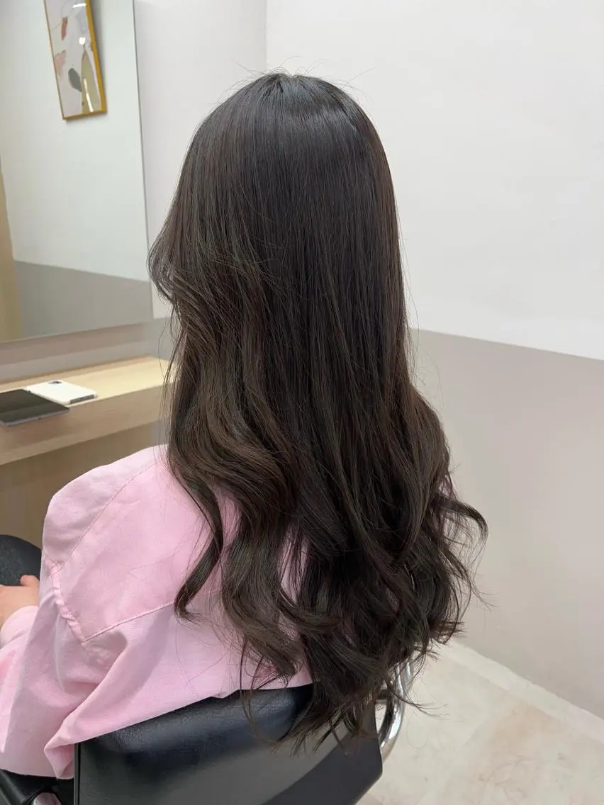 ロング ヨシンモリ 大人韓国ヘア🎀 しょうこLuanaのヘアスタイル