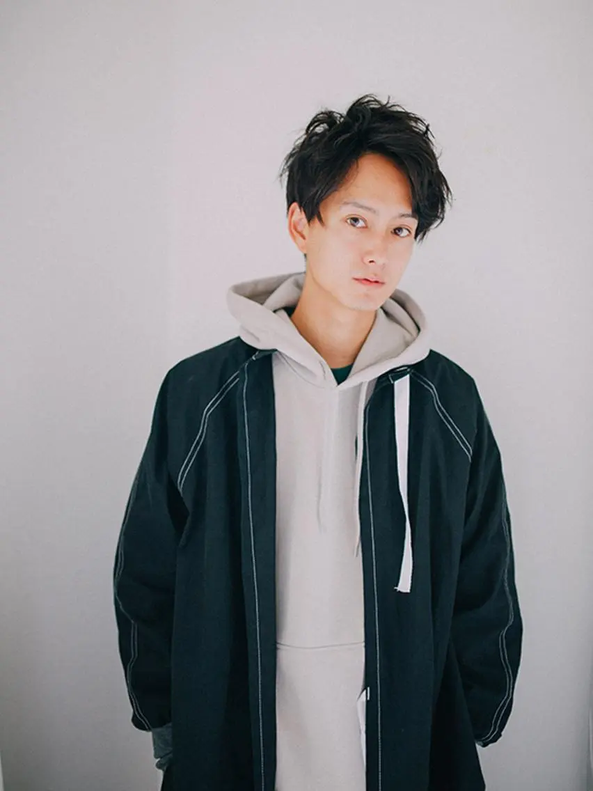 ショート メンズ アップバング 【艶髪職人】石井啓輝 代表のヘアスタイル