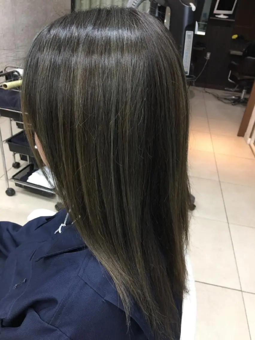 ロング ヘアカラー 6月予約解放🐱 櫻庭梢のヘアスタイル
