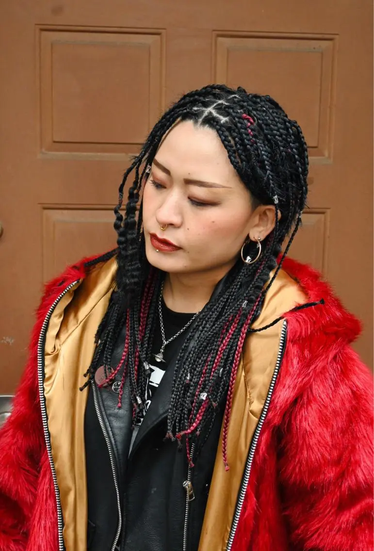 ミディアム エクステ 特殊ヘア師 /TANIのヘアスタイル