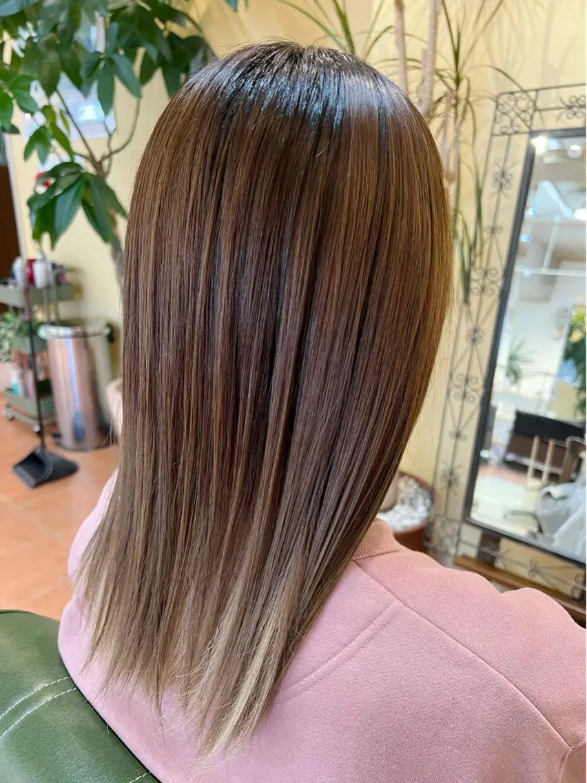 セミロング トリートメント 石井 佑樹のヘアスタイル