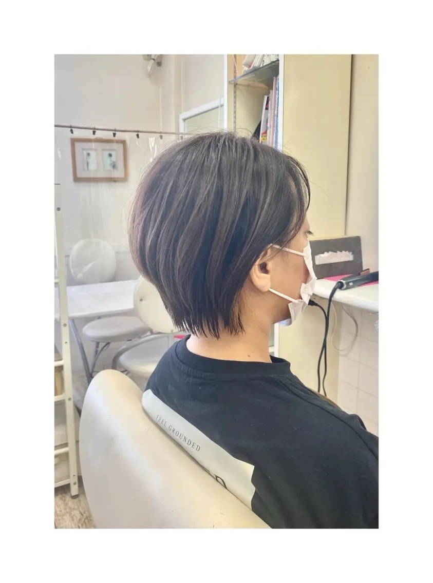 ショート カット ヘアカラー 橋口 千裕のヘアスタイル