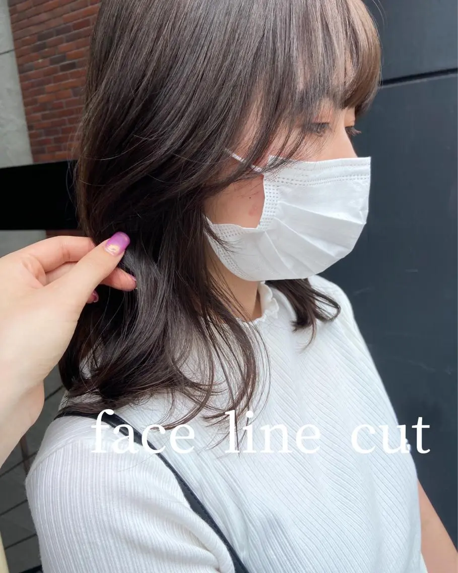 ミディアム カラー ヘアアレンジ Trip大名 AZUのヘアスタイル