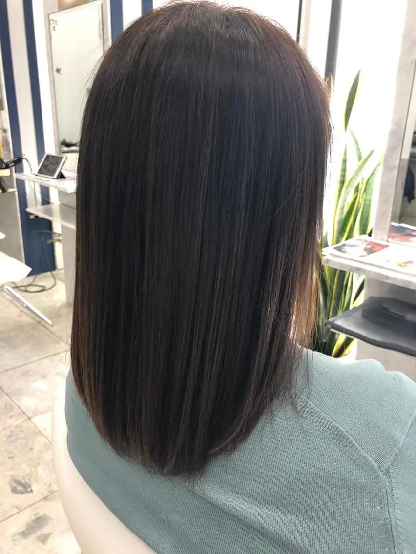 セミロング 髪質改善 トリートメント カラー特化サロン ピリナ相武台前のヘアスタイル