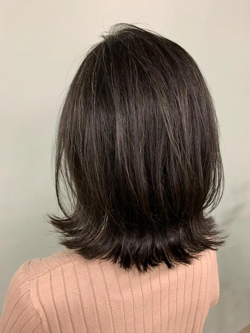 ミディアム ボブ 笠原 敦司のヘアスタイル